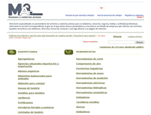 Tablet Screenshot of maqservicios.com